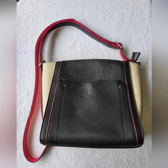 Mia & Luca Black,  pink, tan tri-colored purse shoulder bag - Picture 16 of 16